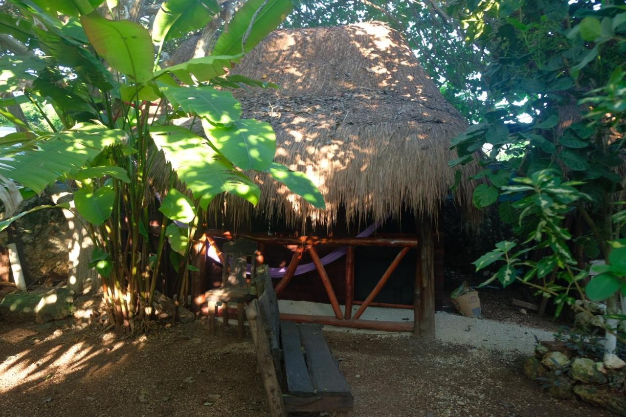 Near Lake Hostal Bacalar Bagian luar foto